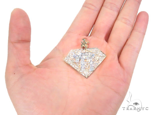 Chai Diamond Pendant 44875 - Image 7