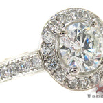 Prong Diamond Platinum Ring 32242 - Image 1