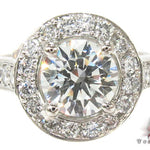 Prong Diamond Platinum Ring 32242 - Image 2