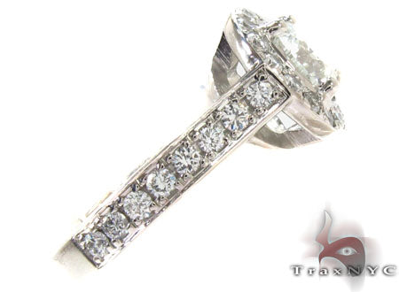 Prong Diamond Platinum Ring 32242 - Image 4