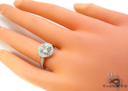 Prong Diamond Platinum Ring 32242 - Image 7