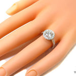 Prong Diamond Platinum Ring 32242 - Image 8