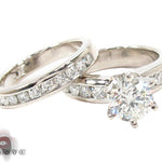 Prong Diamond Platinum Ring 32309 - Image 1