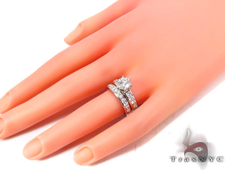 Prong Diamond Platinum Ring 32309 - Image 10