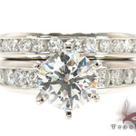 Prong Diamond Platinum Ring 32309 - Image 3