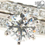 Prong Diamond Platinum Ring 32309 - Image 4