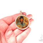 14K Gold Custom Photo Pendant 1.75 Inch 64180 - Image 5