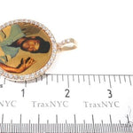 14K Gold Custom Photo Pendant 1.75 Inch 64180 - Image 6