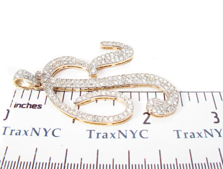Prong Diamond R Pendant 35494 - Image 6