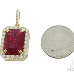 Prong Diamond Red Fancy Pendant 45575 - Image 6