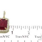Prong Diamond Red Fancy Pendant 45575 - Image 9