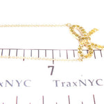 Prong Diamond Ribbon Necklace 34720 - Image 11