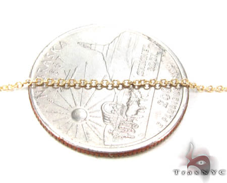 Prong Diamond Ribbon Necklace 34720 - Image 6