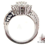 18K White Gold Starburst Diamond Ring 32708 - Image 5