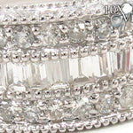 Brilliant Engagement Ring for Men with Diamonds 32735 - Image 3