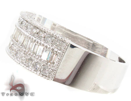 Brilliant Engagement Ring for Men with Diamonds 32735 - Image 4