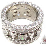 Custom Diamond Skull Ring 33346 - Image 6