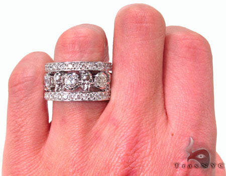 18K Gold Custom Diamond Skull Ring, photo 8 of 8