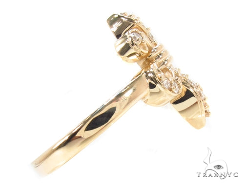 Fleur-de-Lis Diamond Ring 35531 - Image 4