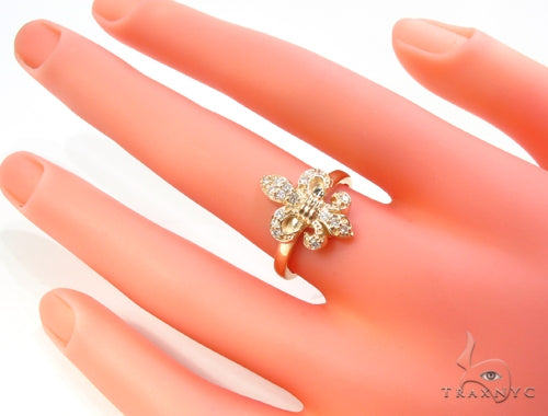 Fleur-de-Lis Diamond Ring 35531 - Image 7