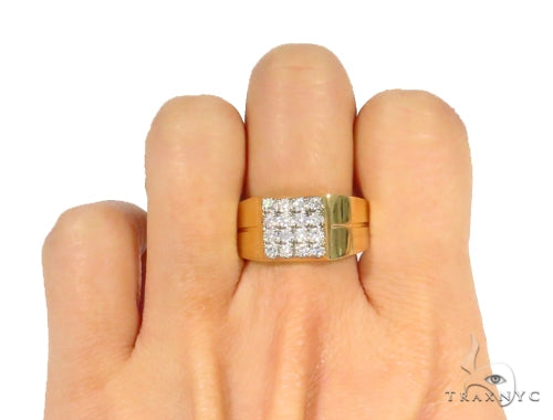 10K Gold Classy Square Ring, photo 7 of 7