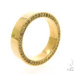 Yellow Gold Canary Diamond Eternity Prong Ring 49165 - Image 1