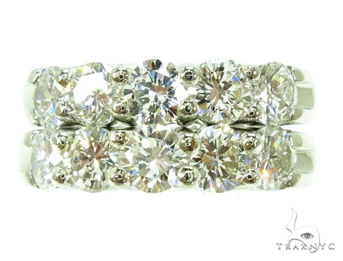 Prong Diamond Ring Set 39262 - Image 2