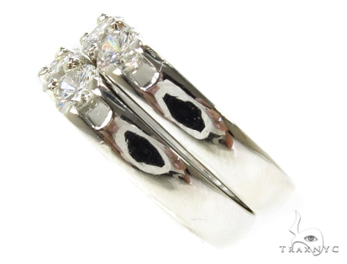 Prong Diamond Ring Set 39262 - Image 4