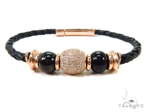 Prong Diamond Rope Bracelet 37484 - Image 1