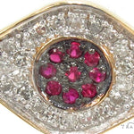 Prong Diamond Ruby Necklace 35271 - Image 2