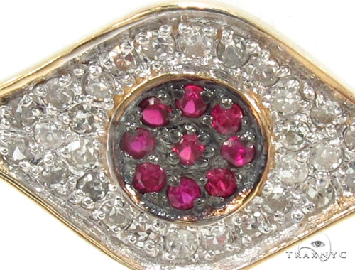 Prong Diamond Ruby Necklace 35271 - Image 2