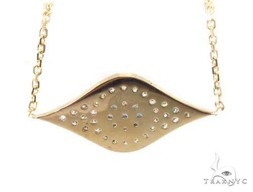 Prong Diamond & Sapphire Necklace 35270 - Image 4