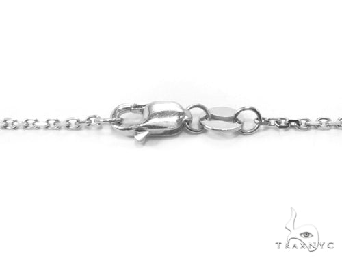 Prong Diamond Ruby Gemstone Necklace 35272 - Image 7