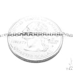 Prong Diamond Sapphire Gemstone Necklace 35273 - Image 6