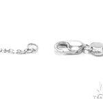 Prong Diamond Sapphire Gemstone Necklace 35273 - Image 8