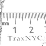 Prong Diamond Sapphire Gemstone Necklace 35273 - Image 9