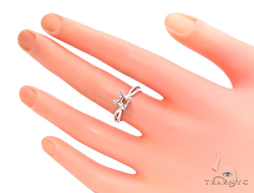 Prong Diamond Semi Mount Engagement Ring 45239 - Image 7