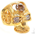 Diamond Skull Ring 35393 35493 - Image 1