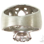 Prong Diamond Skull Silver Ring 37597 - Image 5