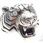 Tiger Diamond Sterling Silver Ring 40942 - Image 1