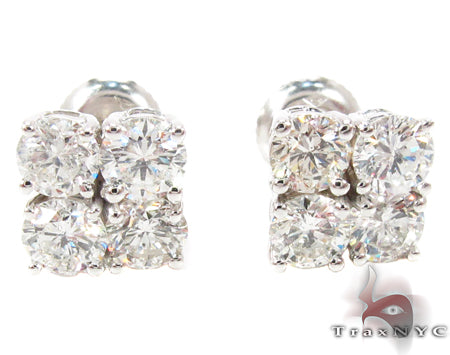 Prong Diamond Stud Earrings 27078 - Image 1