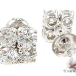 Prong Diamond Stud Earrings 27078 - Image 4