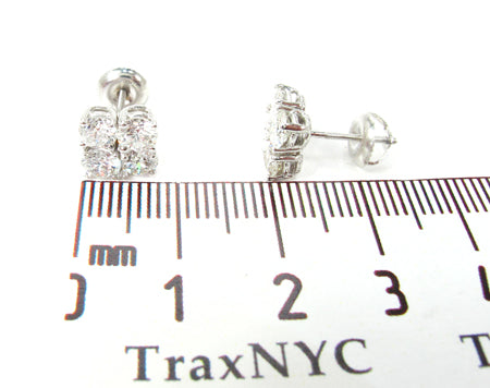 Prong Diamond Stud Earrings 27078 - Image 5