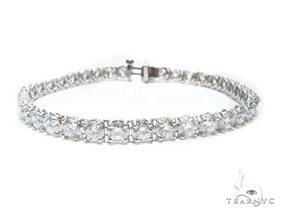 Prong Diamond Tennis Bracelet 41761 - Image 1