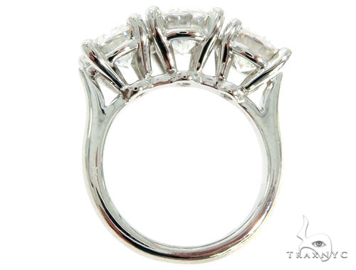 Prong Diamond Three Stone Engagement Ring 57042 - Image 6