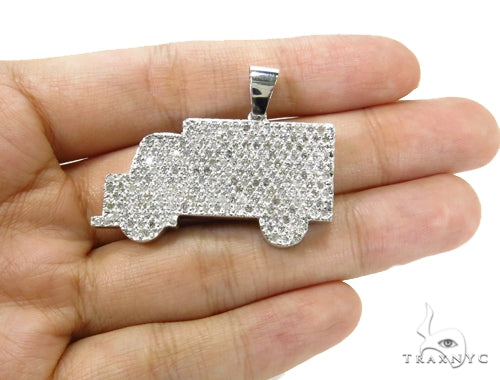 Custom Diamond Truck Pendant 39269 - Image 9