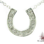 Prong Diamond Horseshoe Necklace 34095 - Image 1