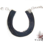 Prong Diamond Horseshoe Necklace 34095 - Image 4