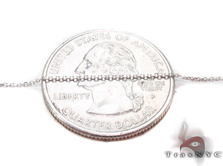 Prong Diamond Horseshoe Necklace 34095 - Image 7