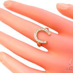 Prong Diamond U Ring 35258 - Image 7